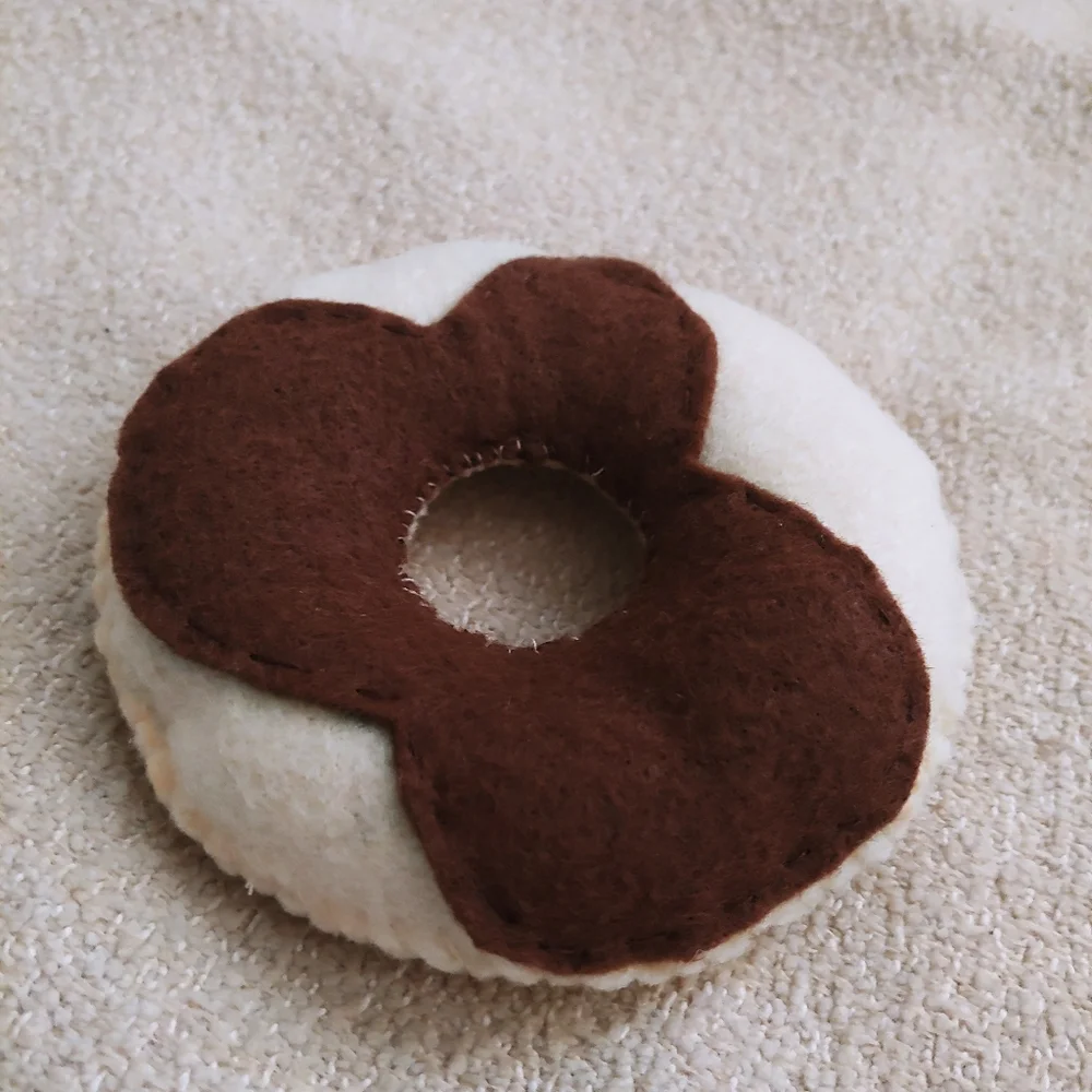 Chocolate Donut Cat Toy